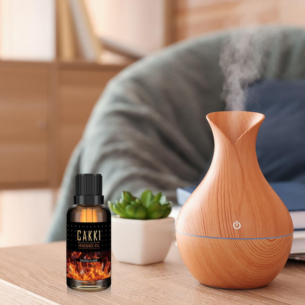 CAKKI Scent-Dancing Flame Diffuser Oil 50ml - Essential Oils for Home