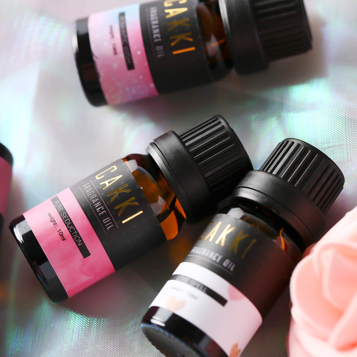 CAKKI Fragrance Oils Gift Set – 6x10ml Aromatherapy Oils for Diffusers and Candles