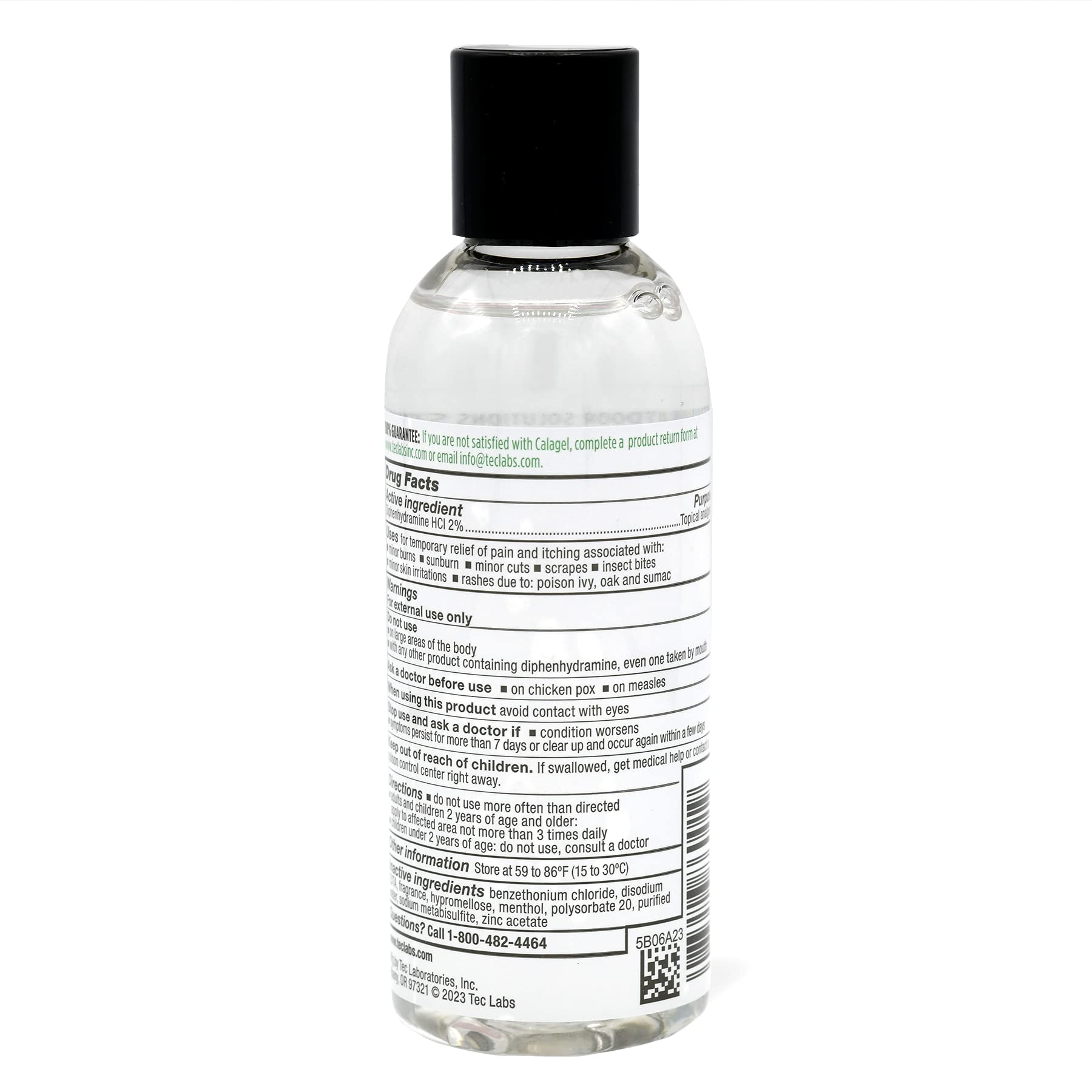 Calagel Tecnu Anti-Itch Gel | Maximum-Strength Relief for Bites, Stings, Rash & Sunburn | 6 oz