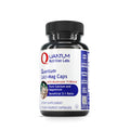 Quantum Nutrition Labs Calci-Mag Caps – Calcium Magnesium Supplement with Reishi & Lion's Mane – 300 Vegetarian Capsules