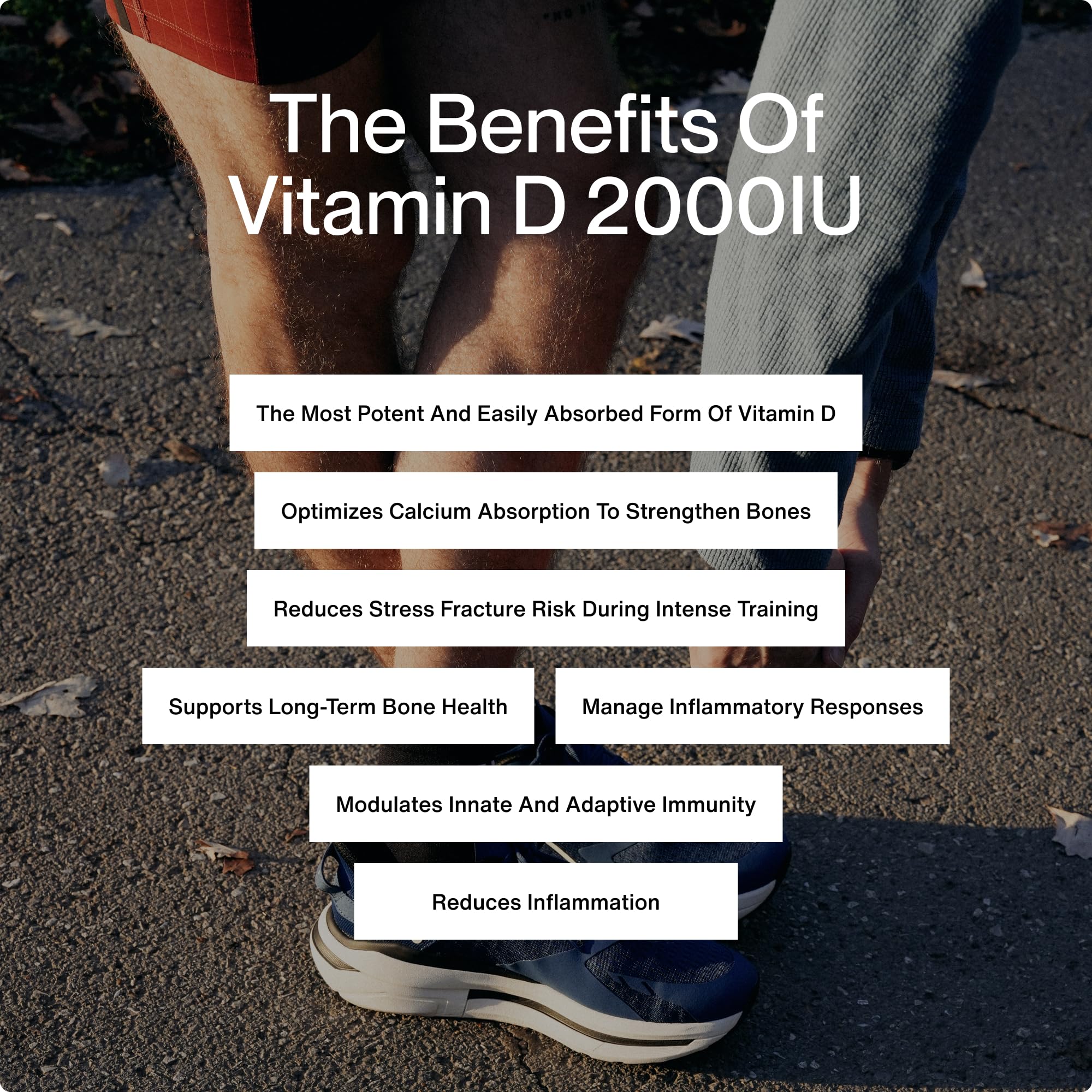 Momentous Vitamin D3 Supplement - 2,000 IU Capsules for Foundational Health Support - NSF Certified for Sport - Gluten-Free - 60 Servings