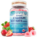 Calcium Citrate Gummies 1000mg – 6-in-1 with D3, Mg & Zn | Vegan Sugar-Free (60ct)