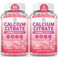Calcium Citrate Gummies 1200 mg – High-Absorption Calcium for Adults (Sugar Free, Gluten Free, Non-GMO)