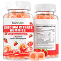 Calcium Citrate Gummies – 1200mg Calcium + Magnesium + Zinc with Vitamin D3 & B6 | Vegan, Sugar Free, 120 Count