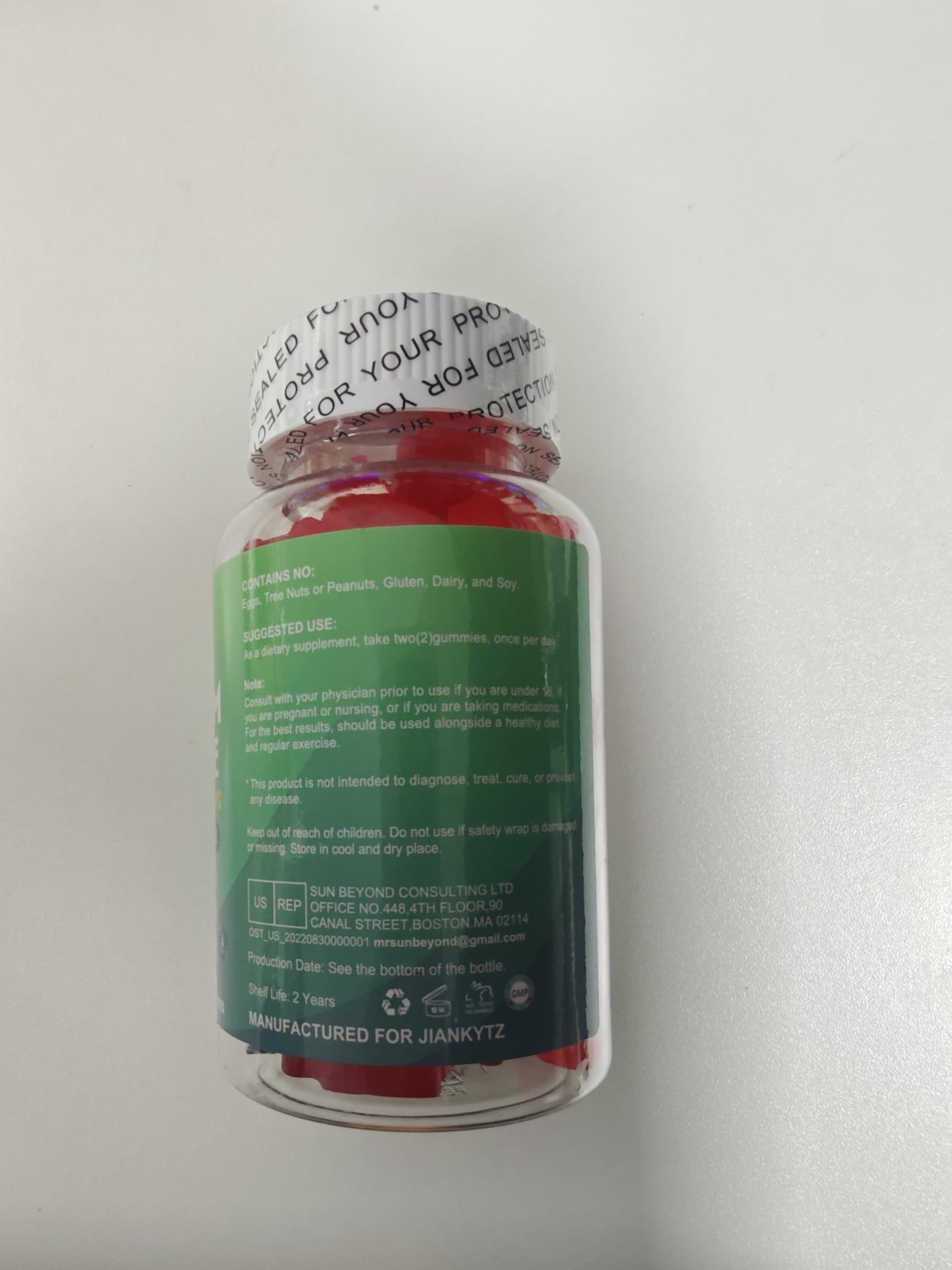 1200mg Calcium Citrate Gummies with Vitamin D3 & K2 – Bone, Muscle & Immune Support | Raspberry
