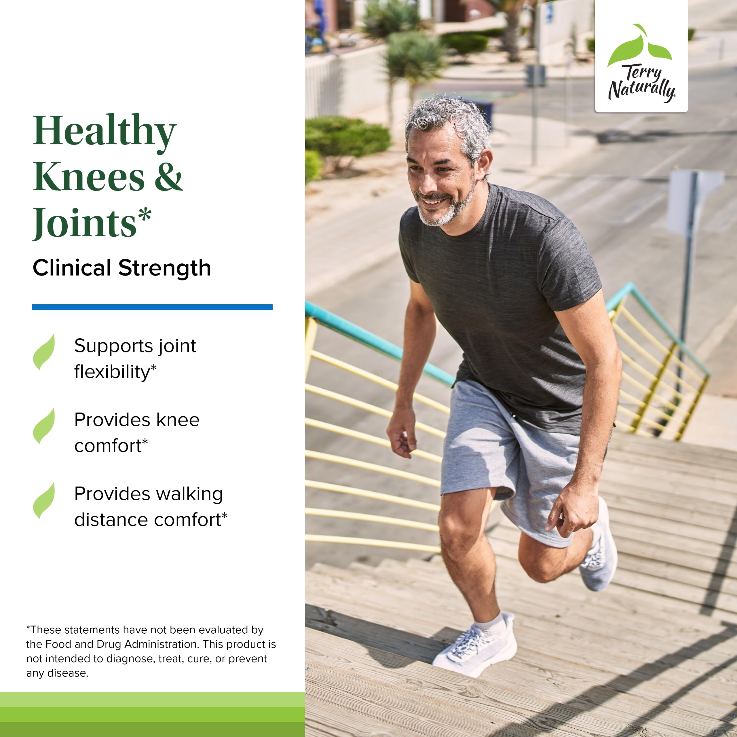 Terry Naturally Healthy Knees & Joints - Joint Support with Calcium Fructoborate (60 Capsules, 2 Pack)