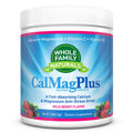 Calcium Magnesium Powder Supplement – CalMag Plus with Vitamin C & D3 – Gluten Free, Non-GMO, Wild Berry