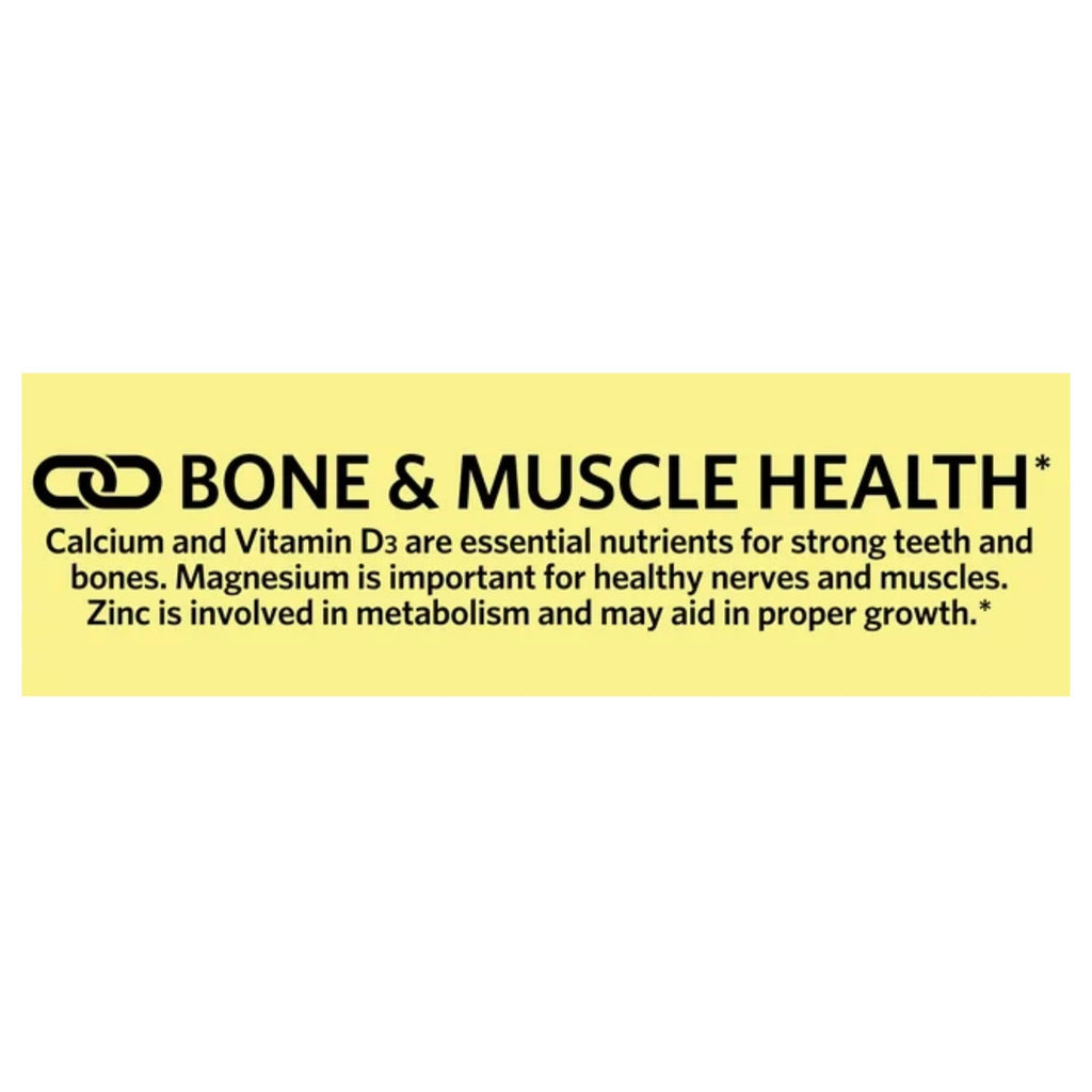 Calcium Magnesium Zinc with Vitamin D3 - Calcium 600 mg Supplement | Bone, Muscle & Immune Support | STS Sticker