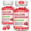 Calcium Magnesium Zinc Gummies with Vitamin D3 & K2 – Raspberry, 120 Gummies