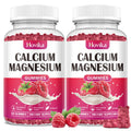 Calcium Magnesium Zinc Gummies 2:1 with D3 K2 B6 B12 – Vegan Raspberry 120