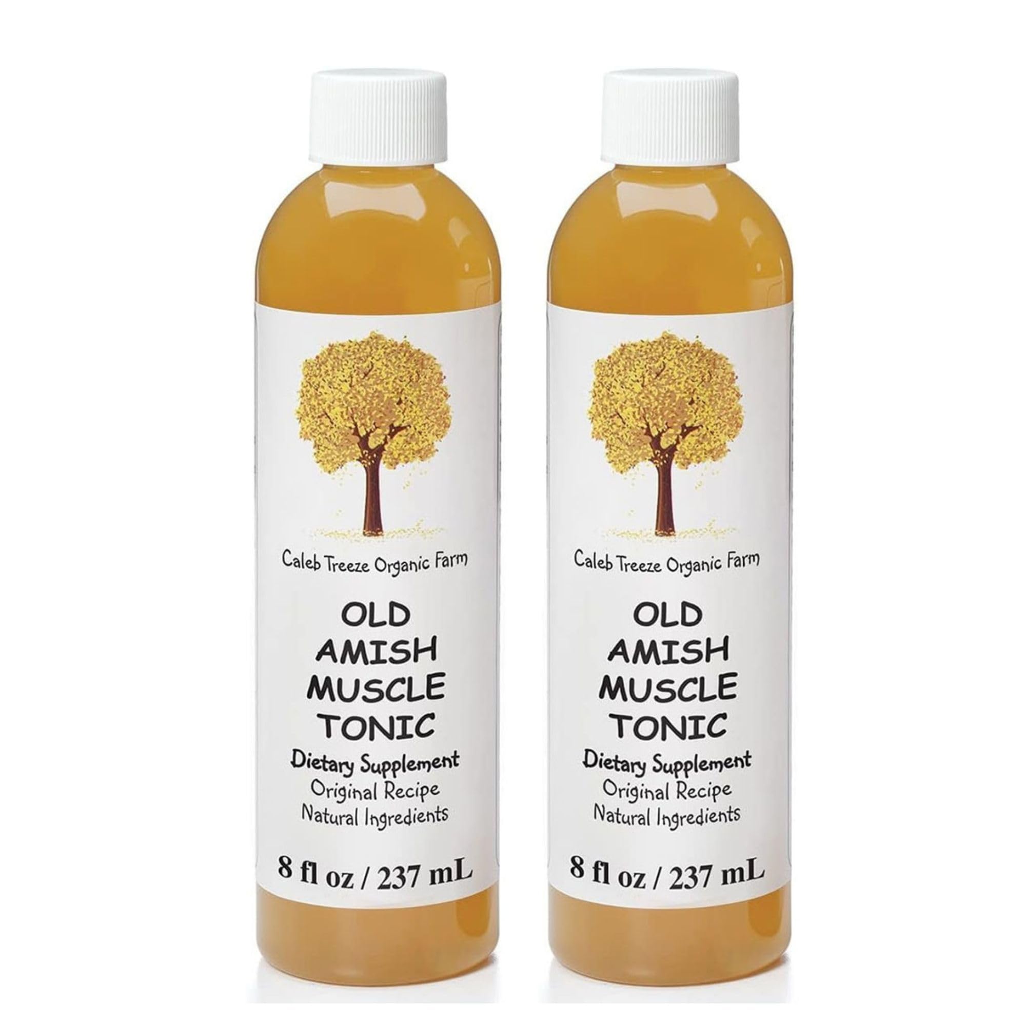 Caleb Treeze Old Amish Muscle Tonic 8 oz (Pack of 2) – Organic Cramp Relief