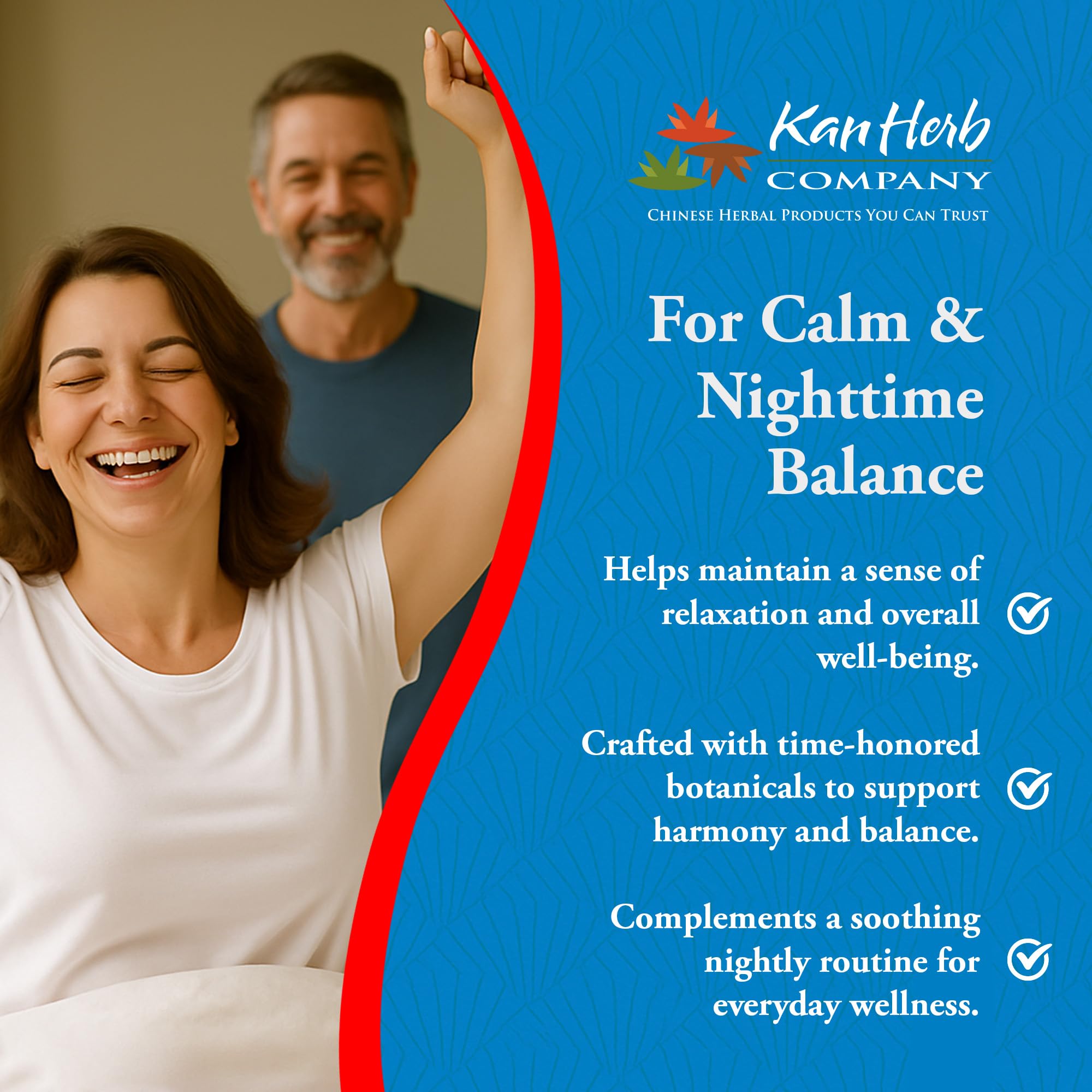 Kan Herbs Zizyphus Sleep Formula – Nighttime Balance & Relaxation | 120 Tablets
