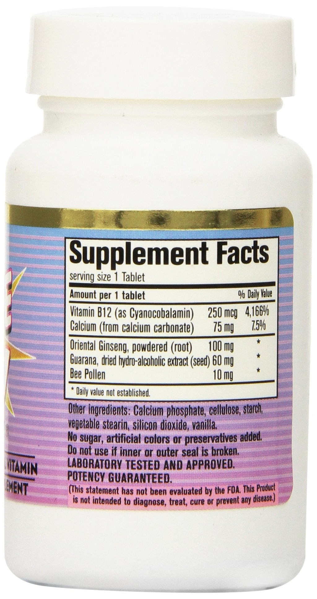 California Natural Pick Me Up Vitamin, 60 Count – Mild Energy