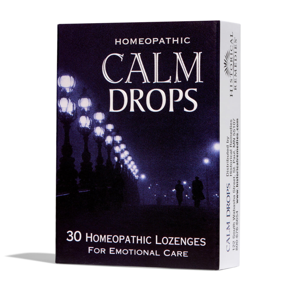 Calm Drops Homeopathic Lozenges – Vegan, Gluten-Free Vanilla Flavor