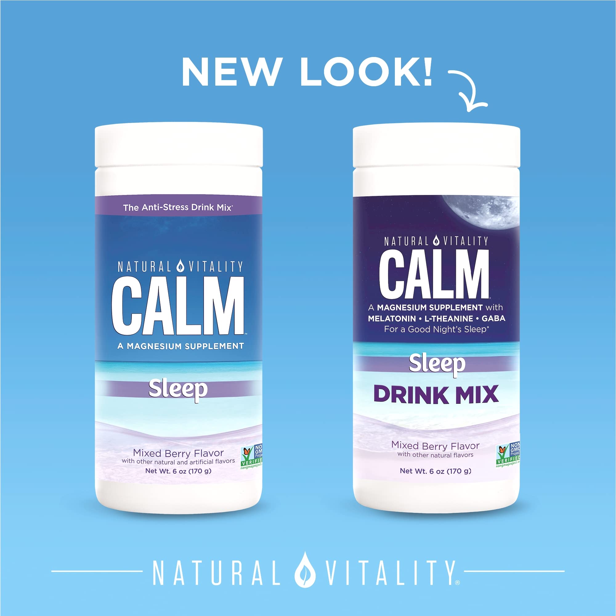 Natural Vitality Natural Calm Specifics CALMFUL SLEEP (Mixed Berry Flavor) 6 oz