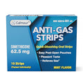 CALMOUR Anti Gas Relief 10 Strips – Mint Flavor Dissolving Strips for Quick Gas Relief