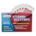 CALMOUR Vitamin B12 Strips 10 Pack – 1500 mcg, Mint, Vegan & Gluten Free