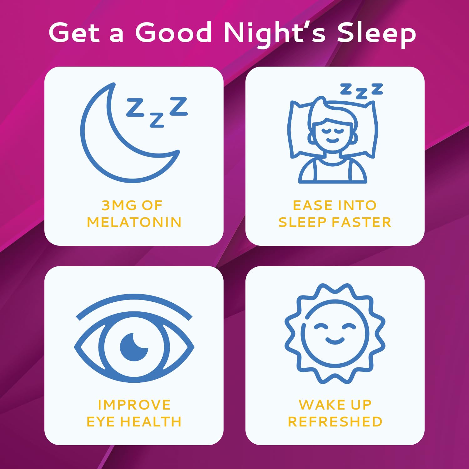 CALMOUR 30 Sleep Strips - 3mg Melatonin, Quick-Dissolving, Travel-Friendly Sleep Aid