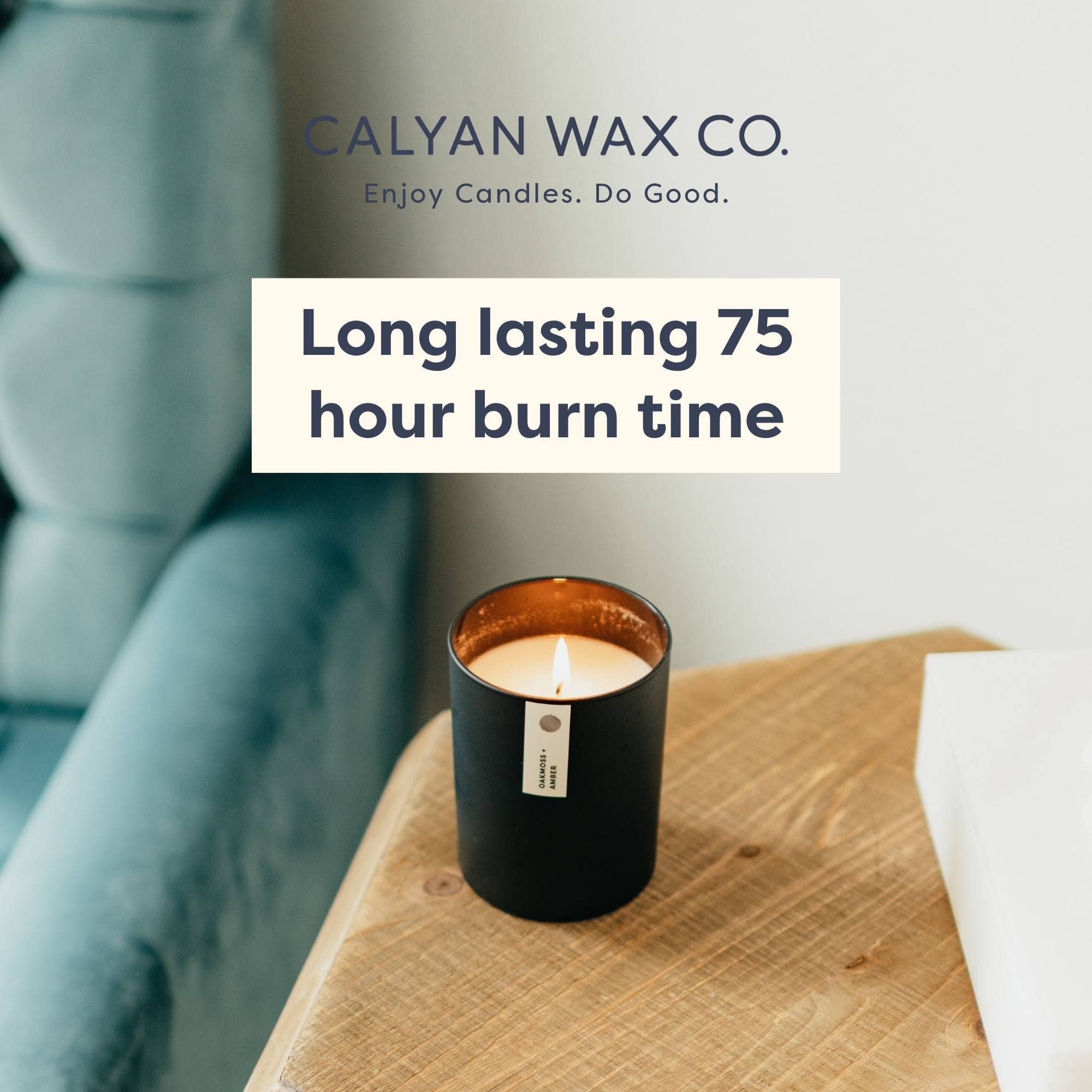 Calyan Wax Co Desert & Agave Candle - 75 Hr Burn | Non-Toxic Soy