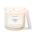 Calyan Wax Co. Aspen & Fog 3 Wick Scented Candle – 43 Hour Burn | Non-Toxic Soy Wax 14.9oz