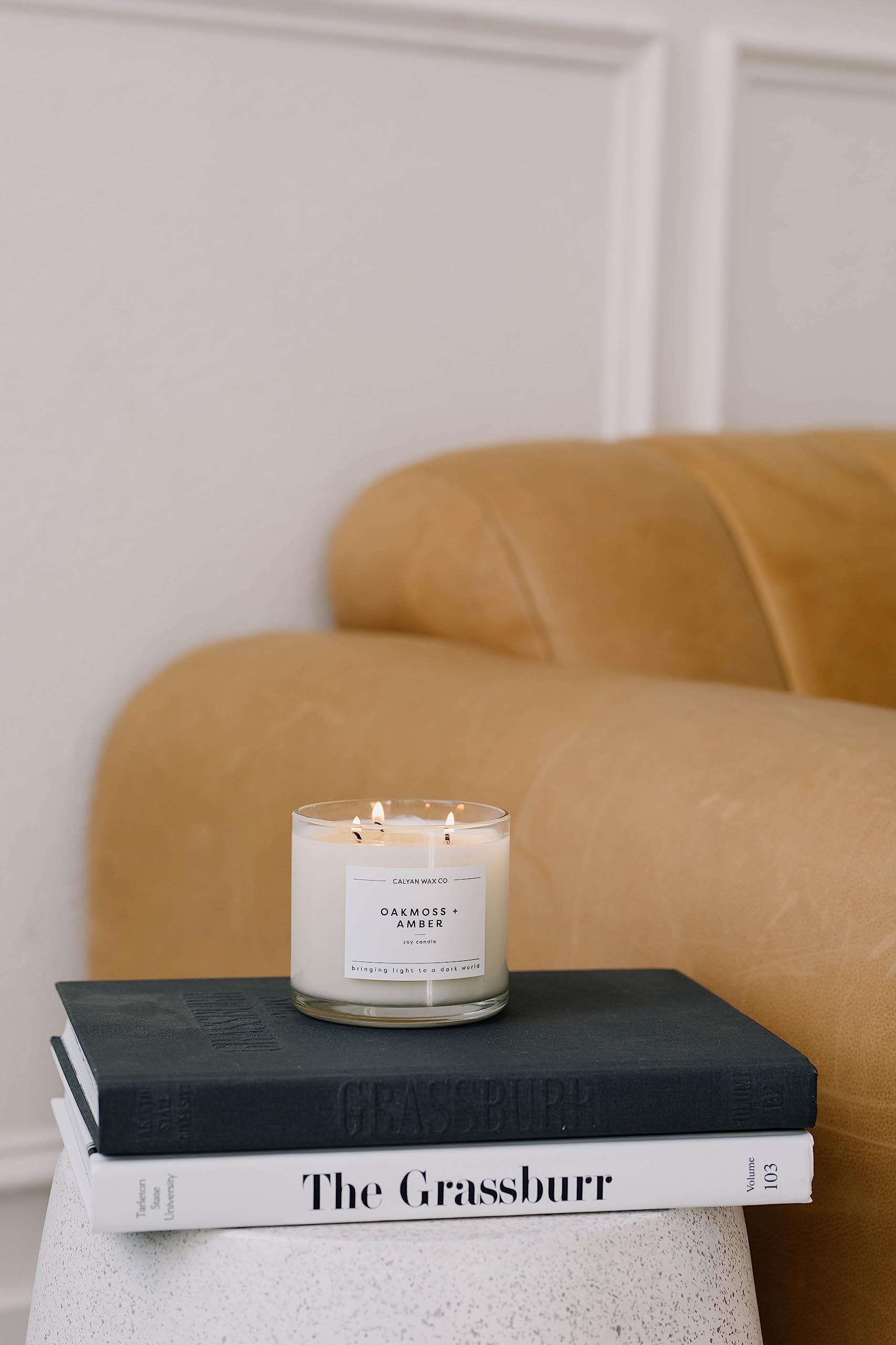 Calyan Wax Co. 3-Wick Soy Candle – 14.9oz Home & Holiday