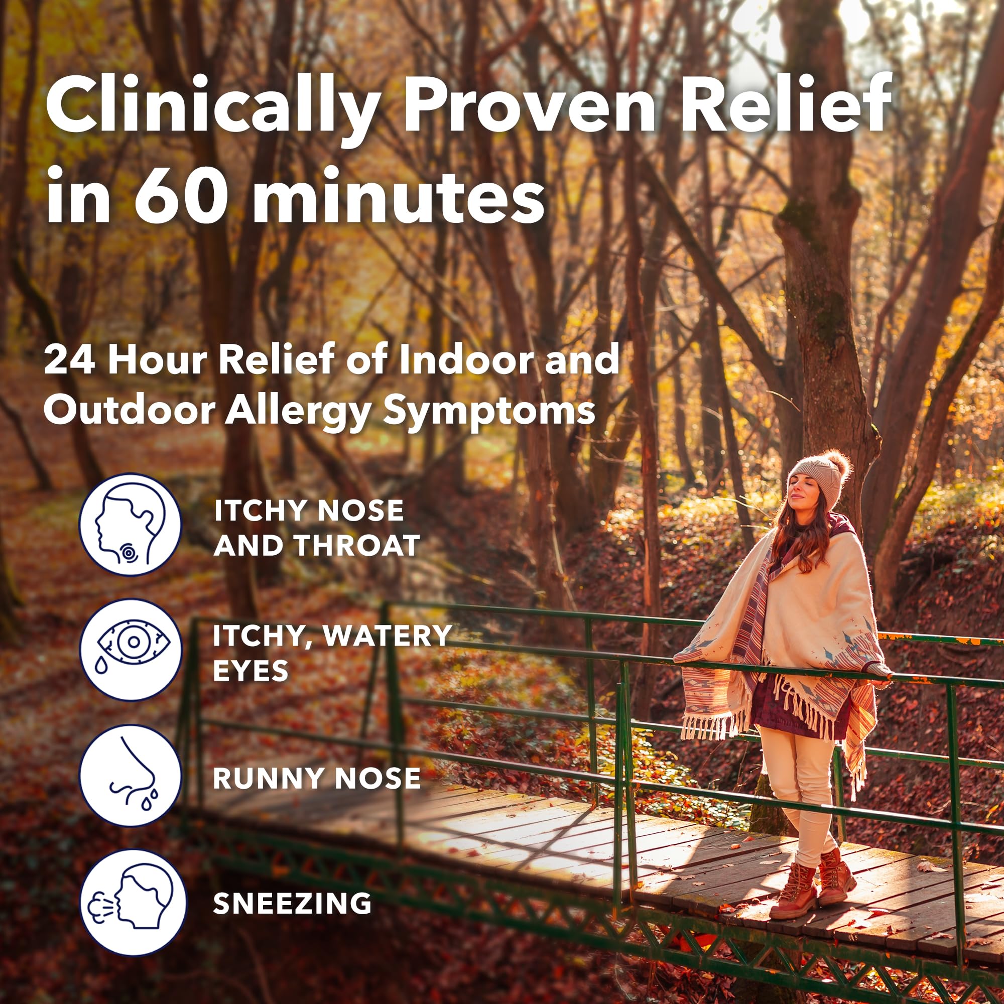 Camber Consumer Care Levocetirizine Dihydrochloride 5mg Tablets – 24-Hour Allergy Relief (80 Count) Compare to Xyzal