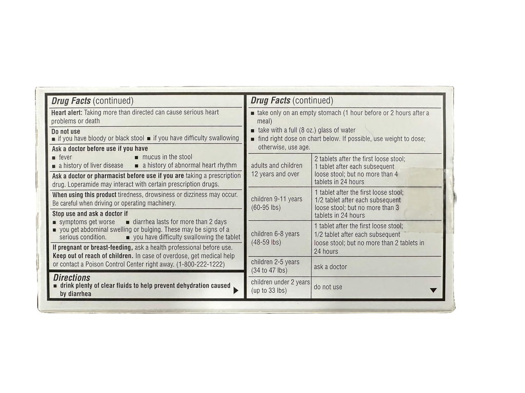 Camber Pharmaceuticals Loperamide & Simethicone Multi-Symptom Tablets – 24 Count
