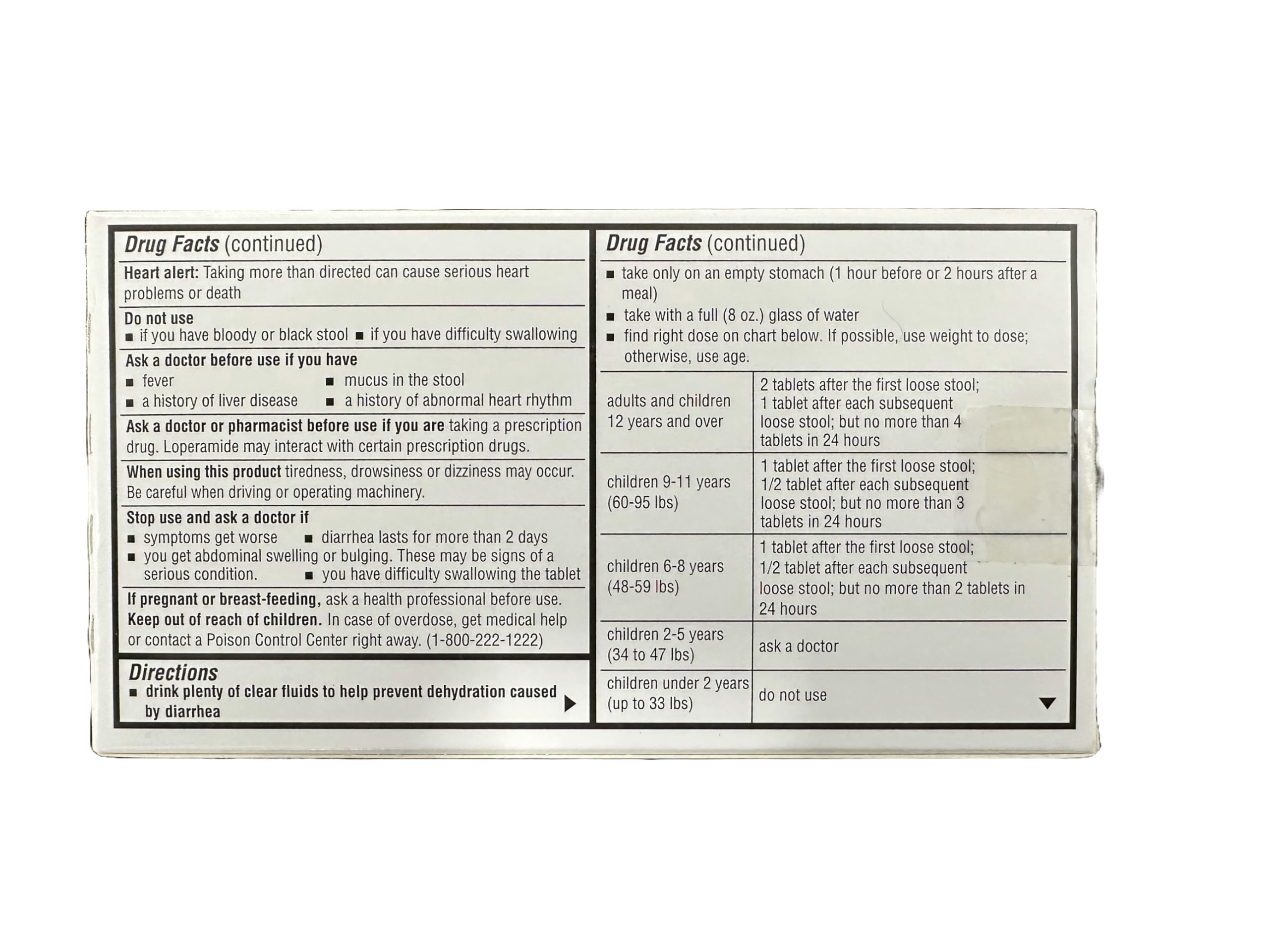 Camber Pharmaceuticals Loperamide & Simethicone Multi-Symptom Tablets – 24 Count