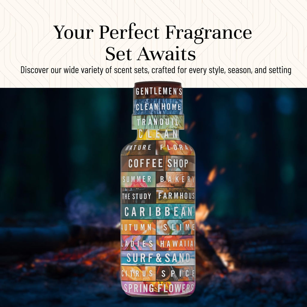 P&J Trading Fragrance Oil Camping Set | Campfire, Cedar, Fresh Wood & Night Air