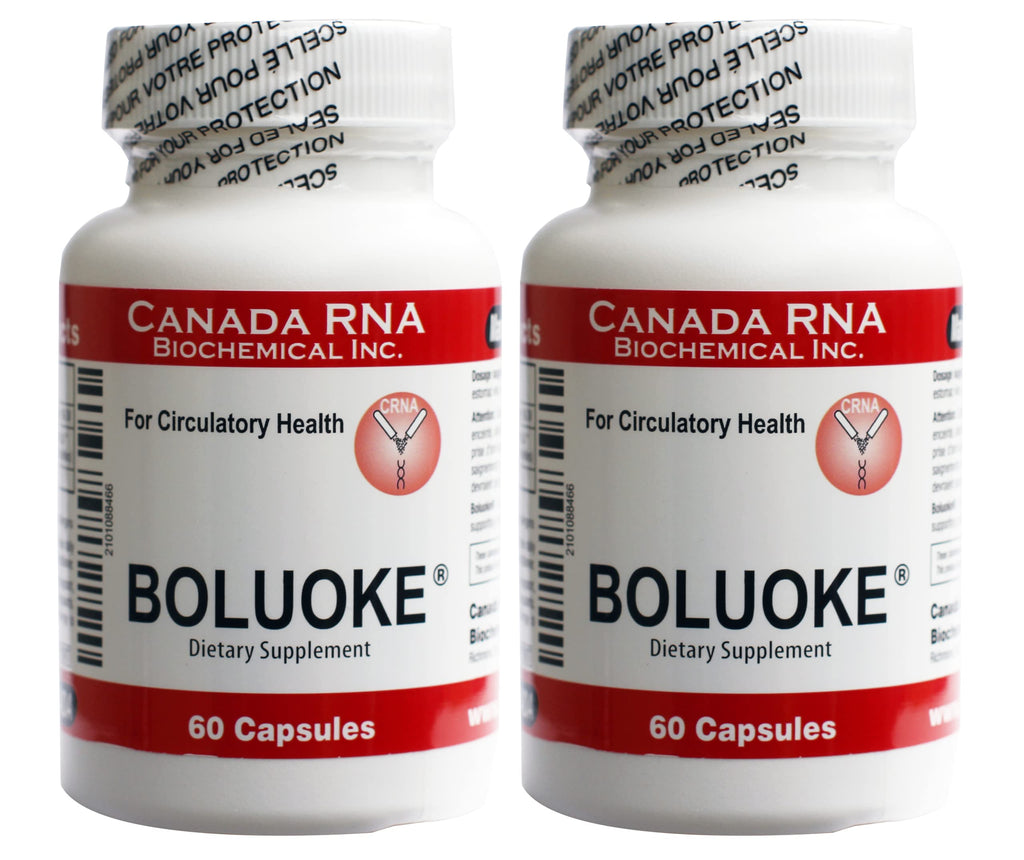 Canada RNA Boluoke 60 Capsules (Pack of 2) – Lumbrokinase Enzyme Supplement