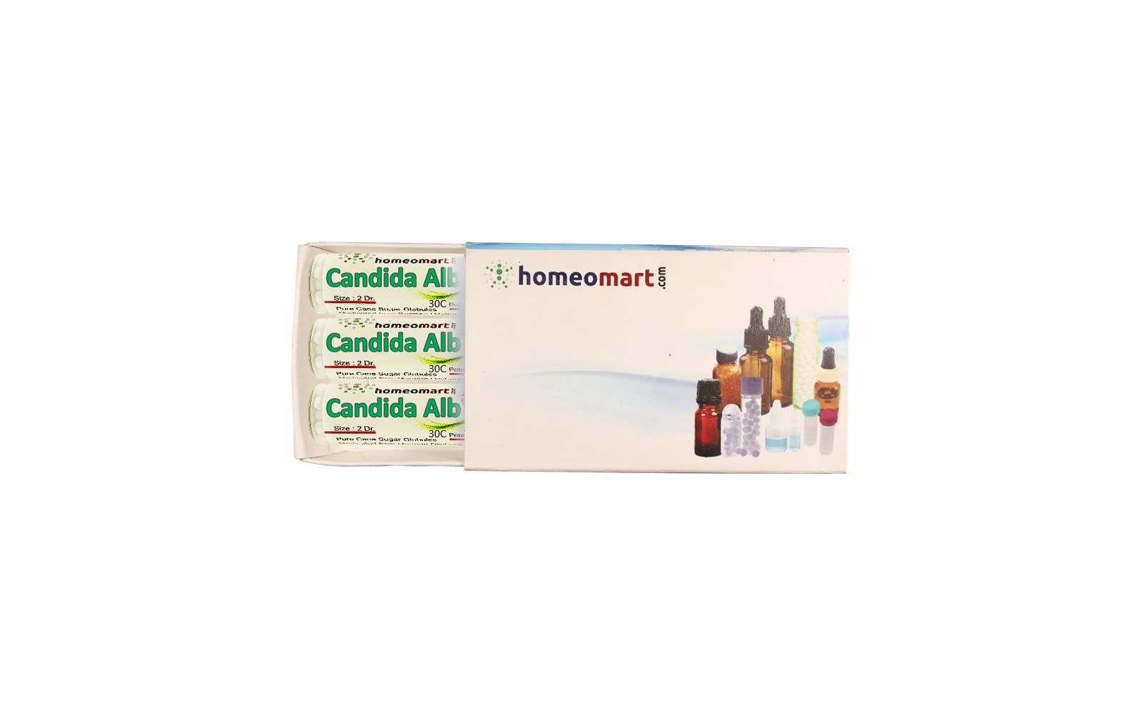Candida Albicans Homeopathy Pellets 30C - Pack of 3 | Homeomart