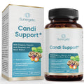 Premium Candida Cleanse Supplement – Oregano, Caprylic Acid, Black Walnut & Probiotics | 60 Candi Support Capsules