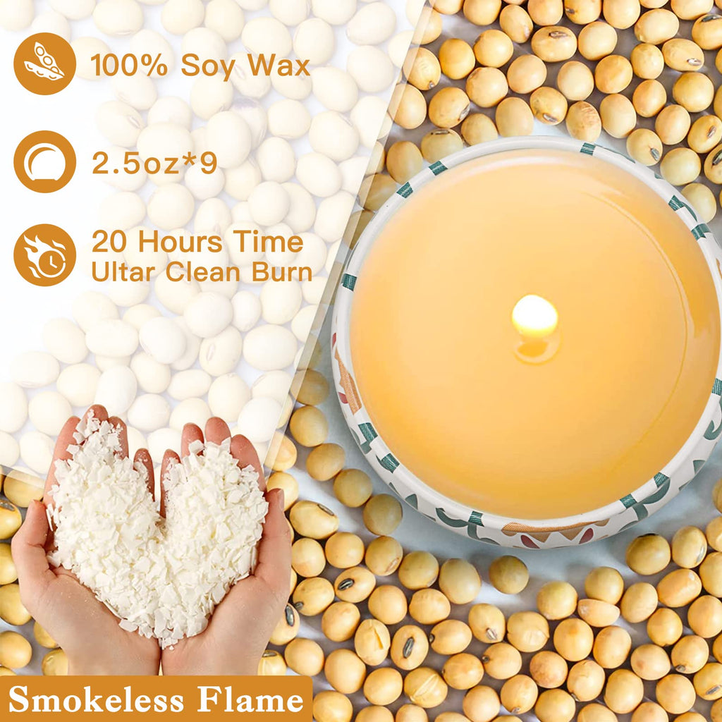 Candles Gifts for Women | 9 Pack Soy Scented Candles for Home & Aromatherapy