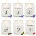 Lavender Candle Gift Set – 6-Pack, Natural Soy Wax Candles