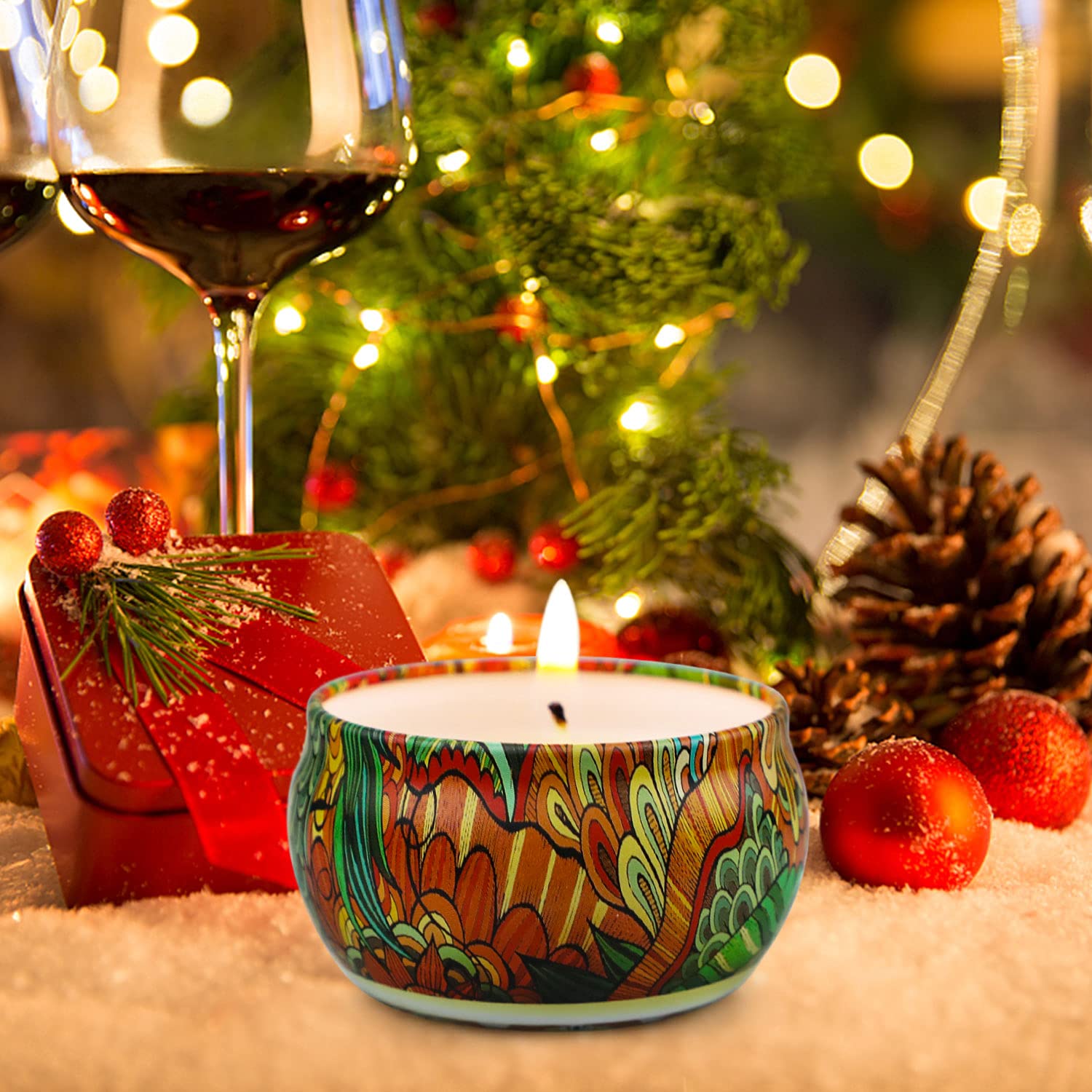 Candles Gifts for Women - 12 Pack Soy Wax Candles for Home Scented Gifts