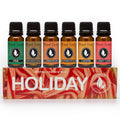 Holiday Set of 6 Premium Fragrance Oils (10ml) – Candy Cane & Pumpkin Patch