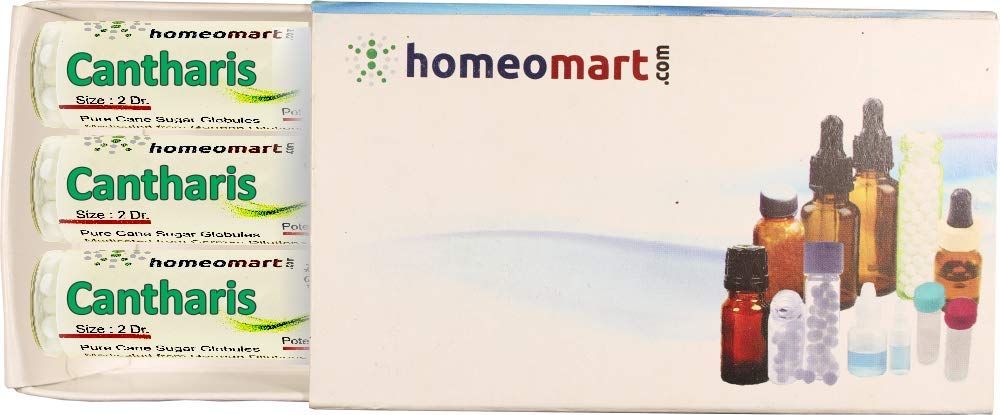 Homeomart.com Cantharis Homeopathy Pellets (Pills) in 30C Potency, Pack of 3