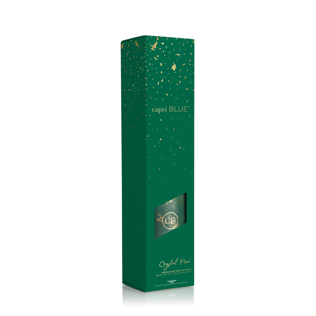 Capri Blue Glimmer Reed Diffuser Set – Crystal Pine (8 fl oz) | Home Fragrance