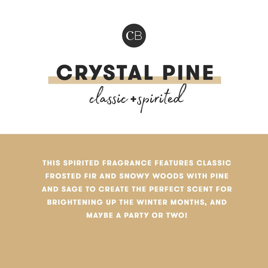 Capri Blue Glimmer Reed Diffuser Set – Crystal Pine (8 fl oz) | Home Fragrance