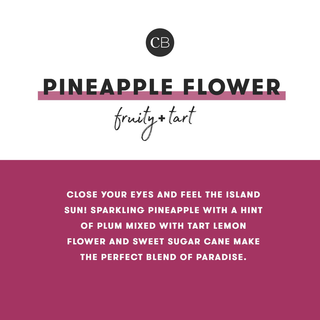 Capri Blue Pattern Play Candles - 8 oz Pineapple Flower Scented Glass Jar