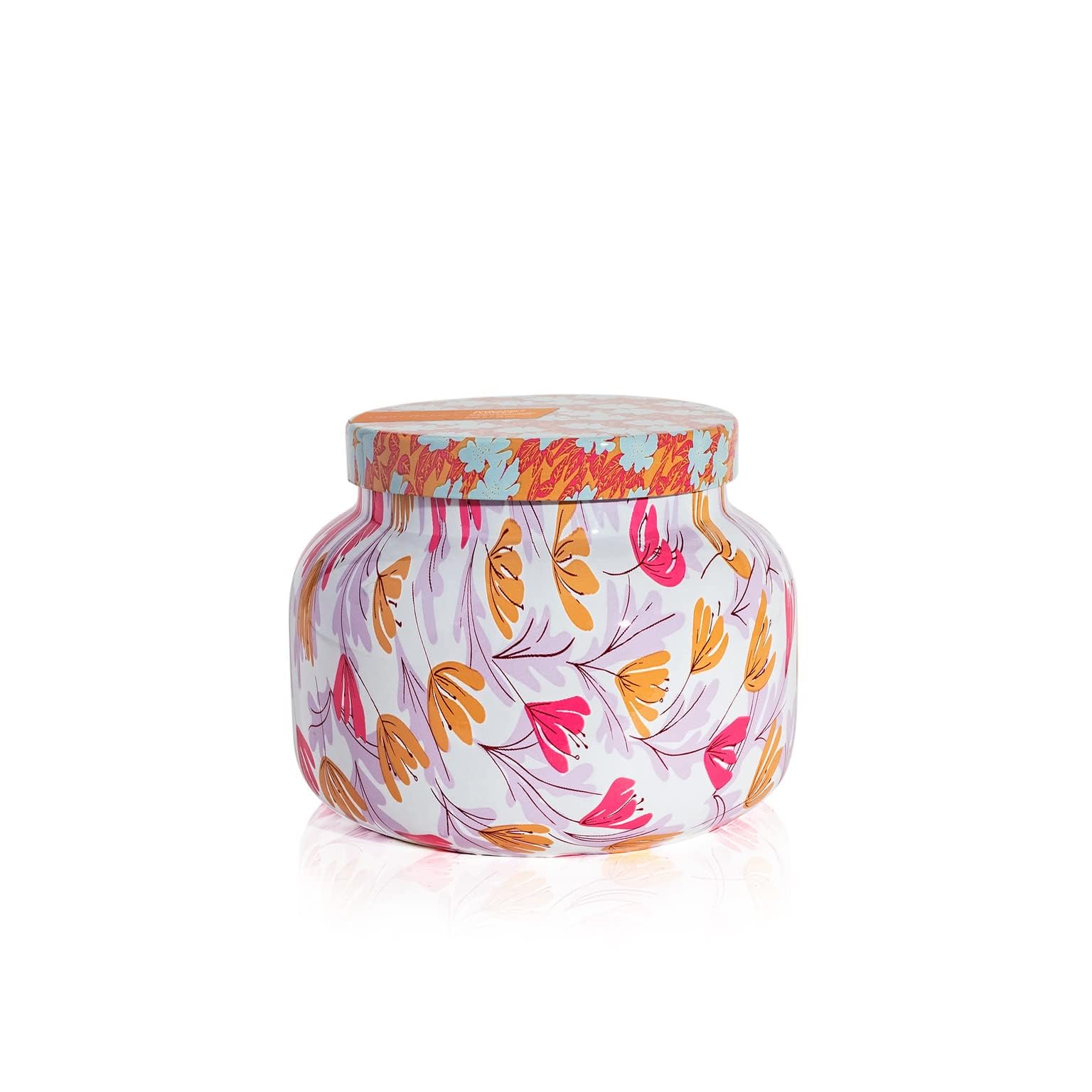 Capri Blue Pineapple Flower Scented Candle | Pattern Play 19 oz Jar | Soy Wax