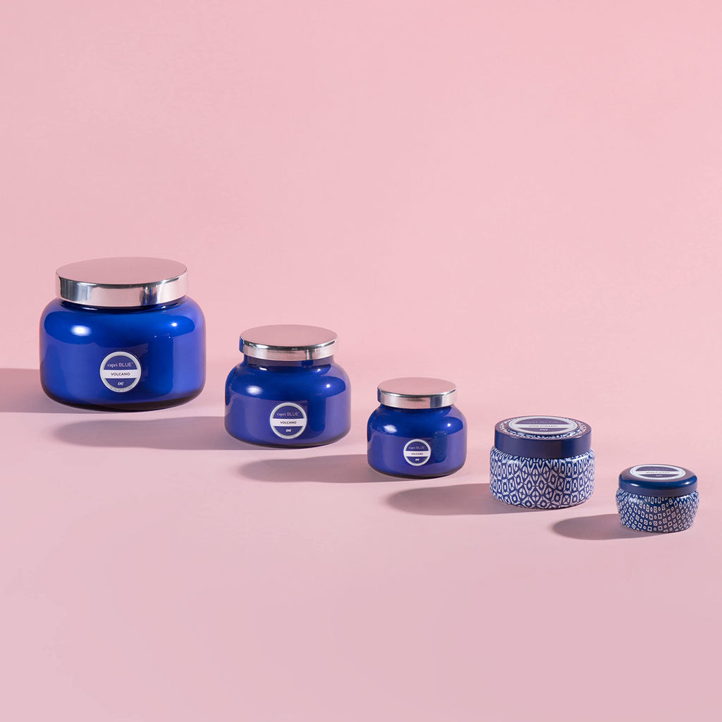 Capri Blue Volcano Mini Tin Candle - 3 oz - Black Jar | Soy Wax Blend
