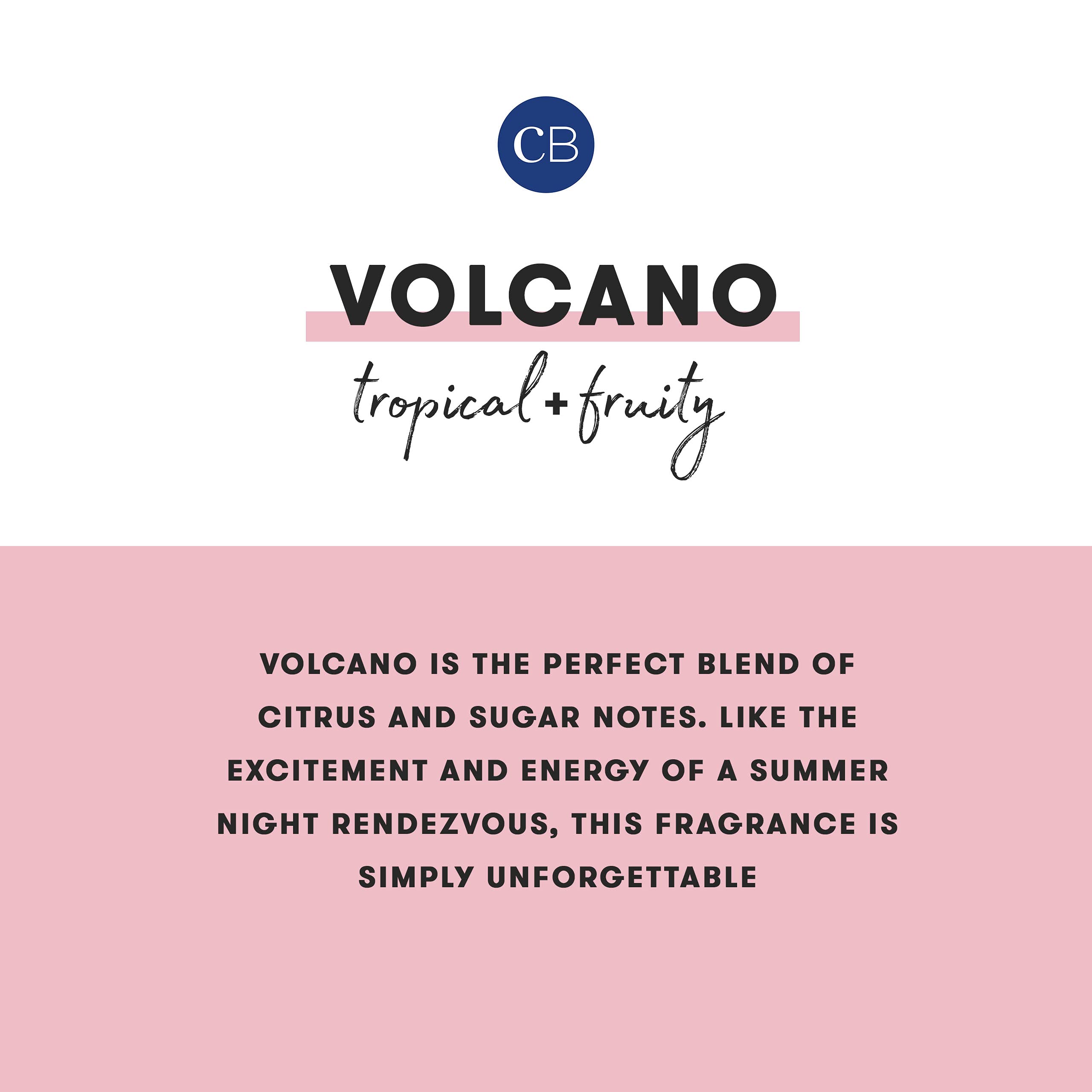 Capri Blue Volcano Mini Tin Candle - 3 oz - Black Jar | Soy Wax Blend