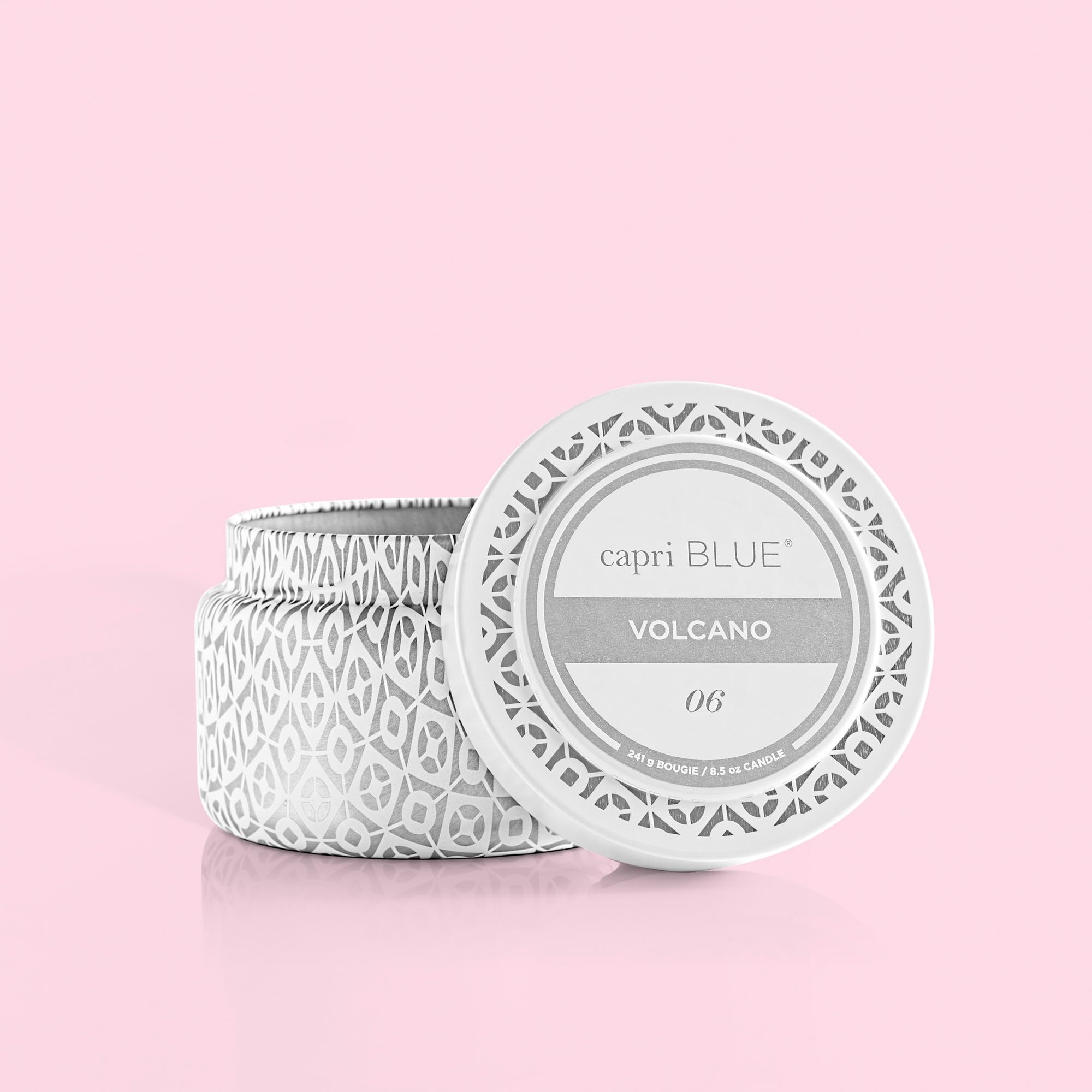 Capri Blue Volcano Travel Tin Candle - White, 8.5 oz | Luxury Soy Wax