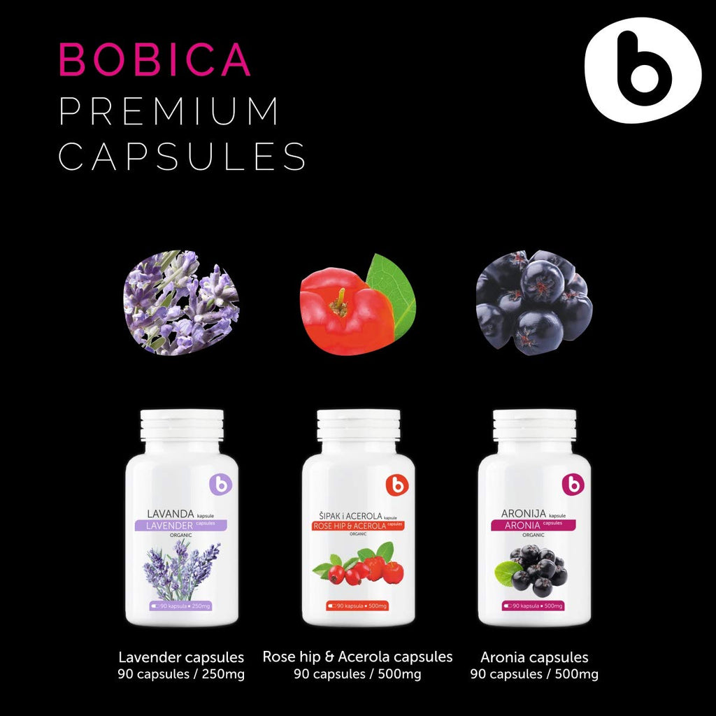 Organic Aronia Berry Capsules – Immune Support, 500mg | 90 Vegan Caps