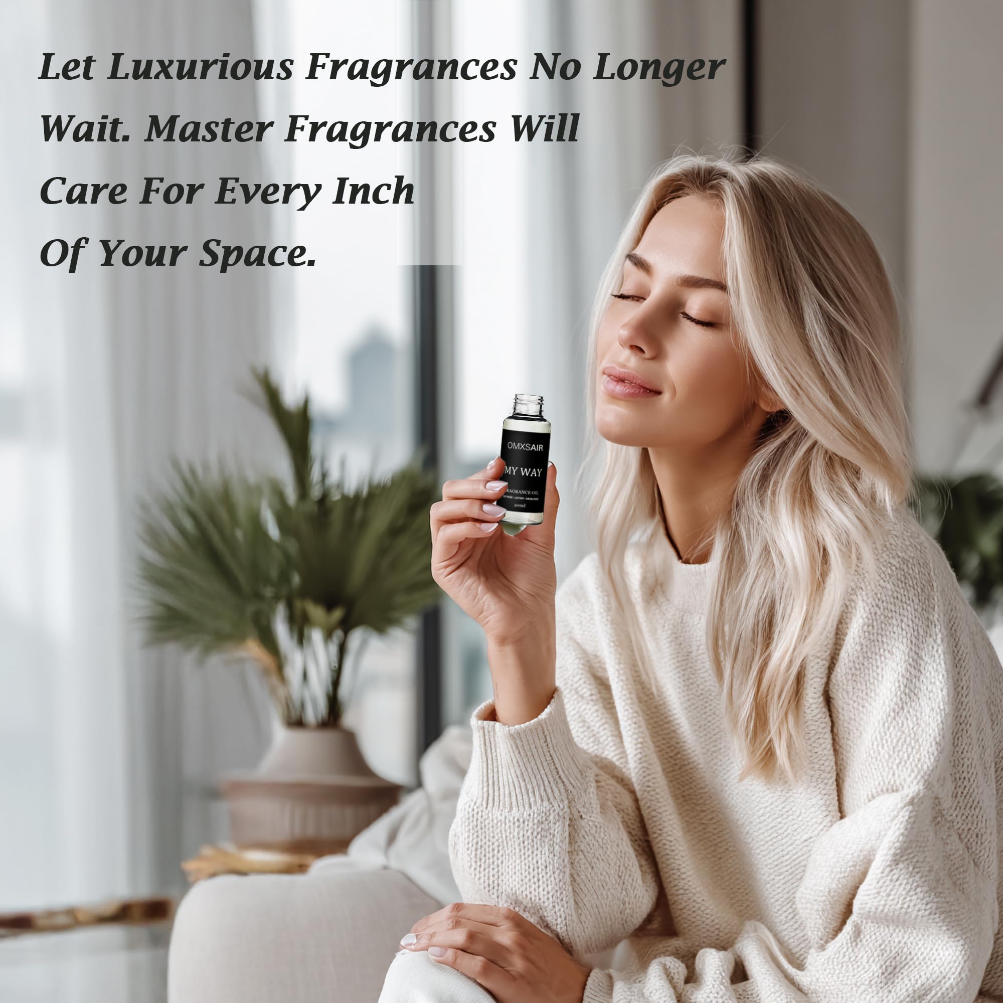 Luxury Hotel Scent White Tea Diffuser Refill Kit – 20ml Nanotech Essential Oil for Large Rooms & HVAC