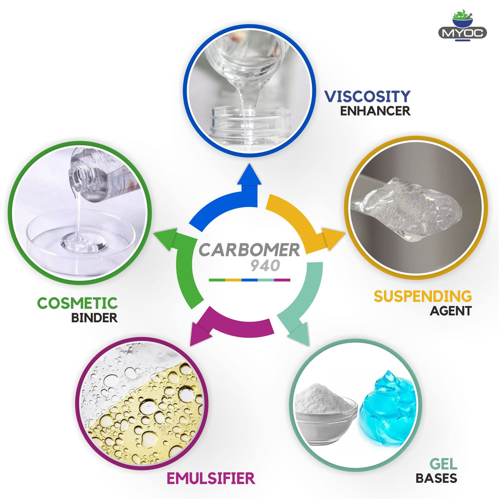 Carbomer 940 - 50 g / 1.8 oz by Salvia | Gel Thickener