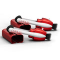 CarbonKlean Peeps Glasses Cleaner – Carbon Microfiber Lens Cleaner, Soft Touch Red, 2 Count
