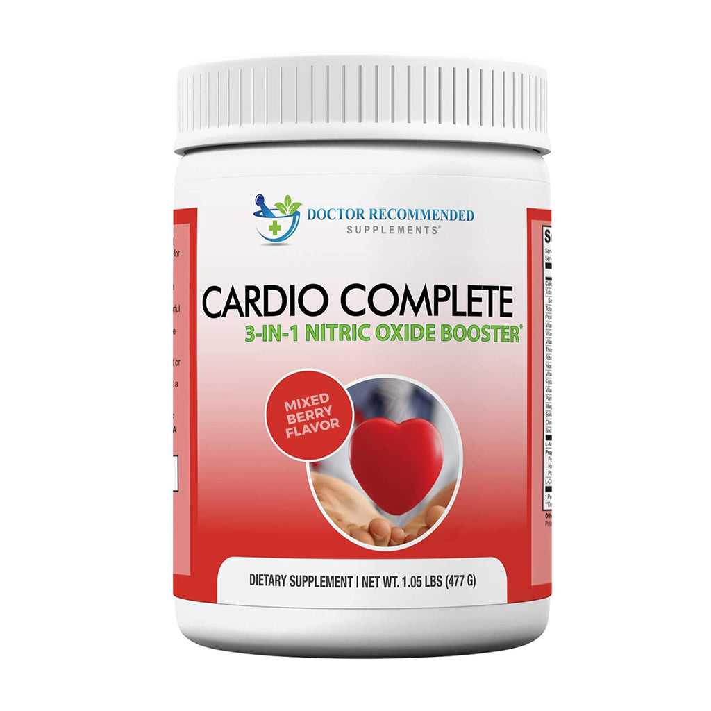 Cardio Complete - 3-in-1 Nitric Oxide Booster for Heart Health | 5,000 mg L-Arginine, 1,000 mg L-Citrulline