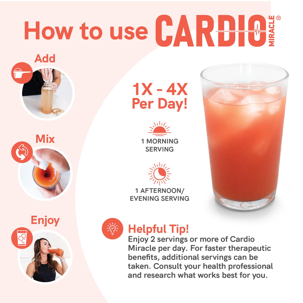 Cardio Miracle Nitric Oxide Supplement – 60 Servings with Beet Root, L-Arginine AKG & L-Citrulline